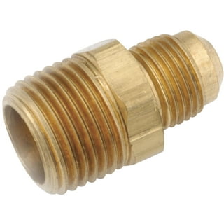 ANDERSON METALS 754039-10 5/8 Brass Flat Plug 